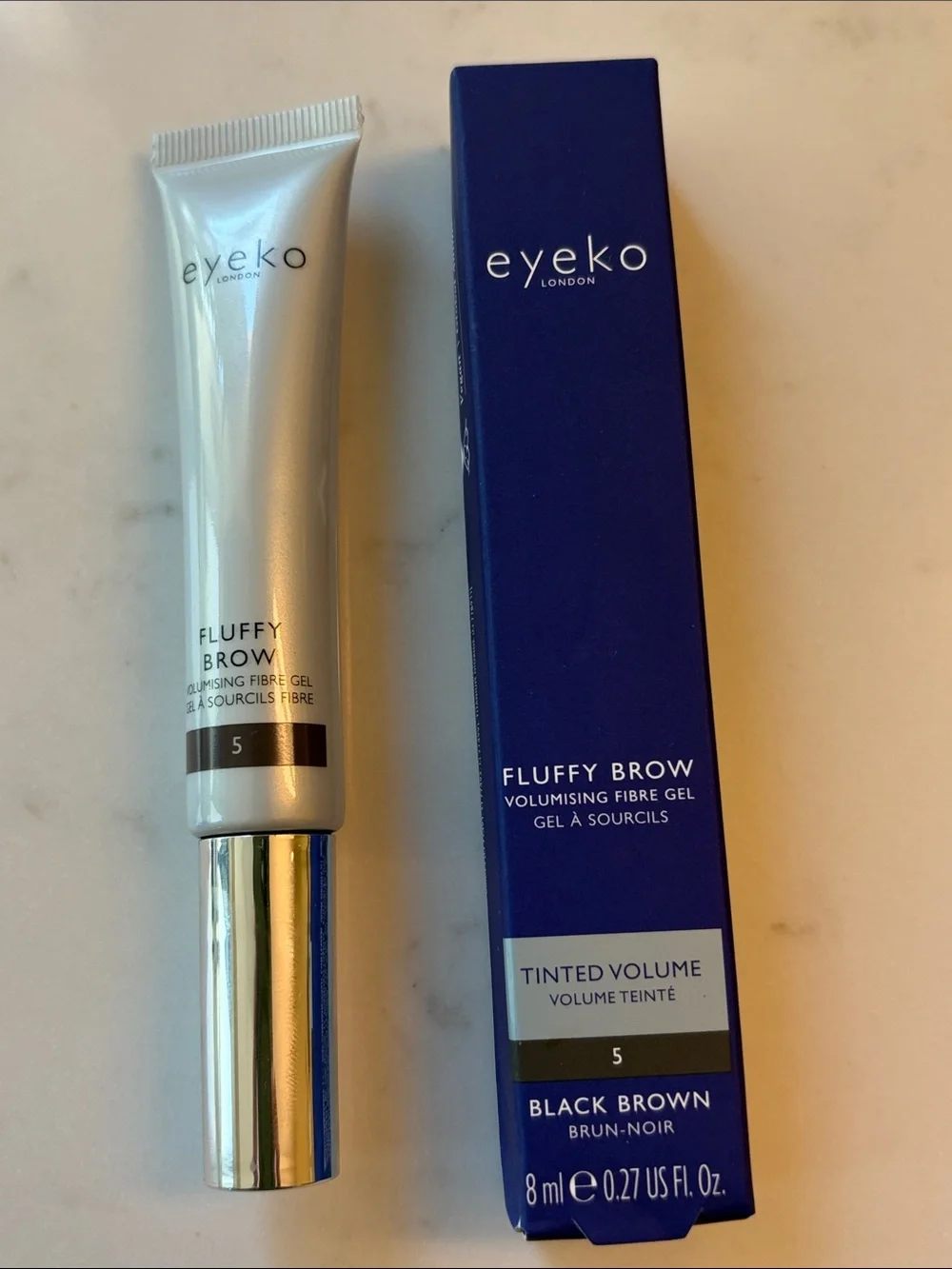 Eyeko Fluffy Brow Volumising Fibre Gel - Black Brown